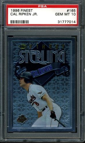 1996 Finest No Coating #165 Cal Ripken S PSA 10 #31777014