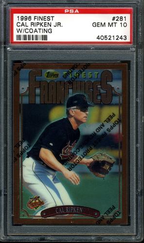 1996 Finest #281 Cal Ripken B PSA 10 #40521243