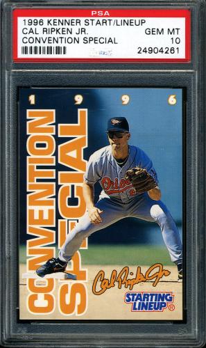 1996 Kenner Starting Lineup Cards Cal Ripken [Convention Special] PSA 10 #24904261