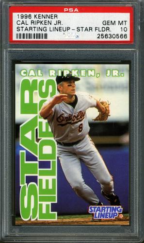1996 Kenner Starting Lineup Cards Cal Ripken [Star Fielders] PSA 10 #25630566