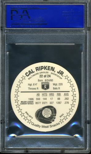 1996 King-B Discs #22 Cal Ripken PSA 10 #11786230 - Back