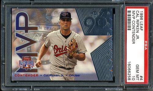 1996 Leaf All-Star Game MVP Contenders #4 Cal Ripken PSA 10 #16066258