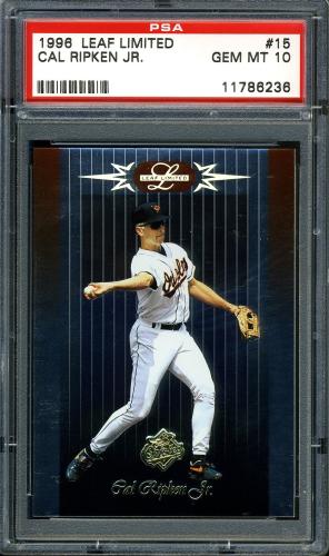 1996 Leaf Limited #15 Cal Ripken PSA 10 #11786236