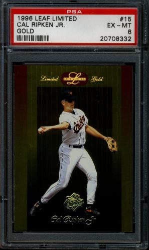 1996 Leaf Limited Gold #15 Cal Ripken PSA 6 #20708332