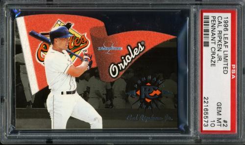 1996 Leaf Limited Pennant Craze #2 Cal Ripken PSA 10 #22165573