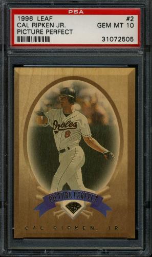 1996 Leaf Picture Perfect #2 Cal Ripken PSA 10 #31072505