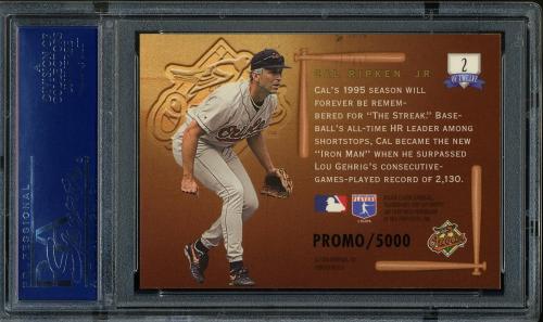 1996 Leaf Picture Perfect Promos #2 Cal Ripken PSA 10 #17250983 - Back