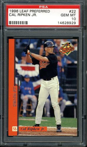 1996 Leaf Preferred #22 Cal Ripken PSA 10 #14628929