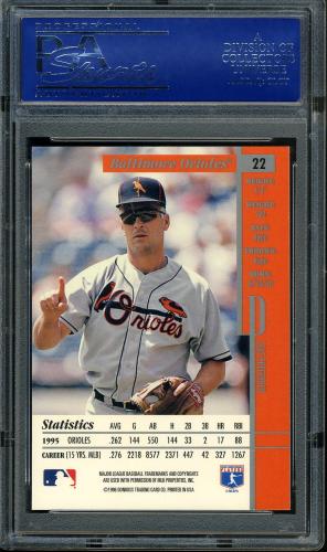 1996 Leaf Preferred #22 Cal Ripken PSA 10 #14628929 - Back