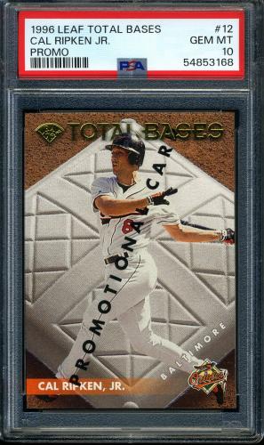 1996 Leaf Total Bases Promos #12 Cal Ripken PSA 10 #54853168