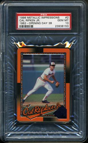1996 Metallic Impressions Ripken #02 Cal Ripken, Jr. (In the field) PSA 10 #23938153