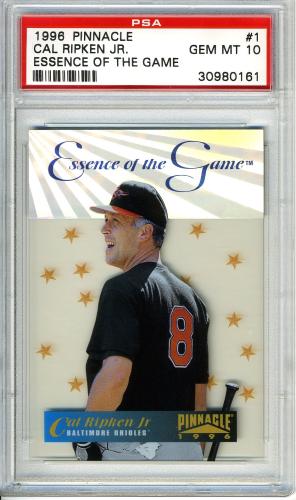 1996 Pinnacle Essence of the Game #1 Cal Ripken PSA 10 #30980161