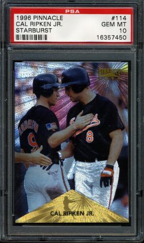 1996 Pinnacle Starburst #114 Cal Ripken PSA 10 #16357450
