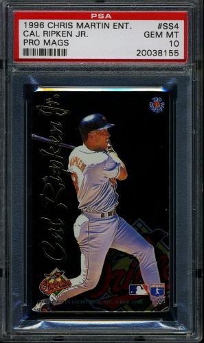 1996 Pro Mags Inserts #SS4 Cal Ripken Jr. PSA 10 #20038155