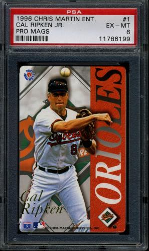 1996 Pro Mags Promos #1 Cal Ripken PSA 6 #11786199
