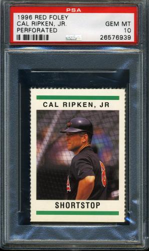 1996 Red Foley #15 Cal Ripken Jr. PSA 10 #26576939