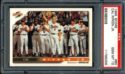 1996 Score #0060 Cal Ripken PSA 10 #11786256
