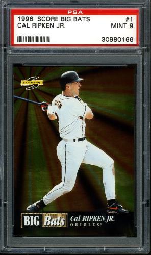 1996 Score Big Bats #1 Cal Ripken PSA 9 #30980166