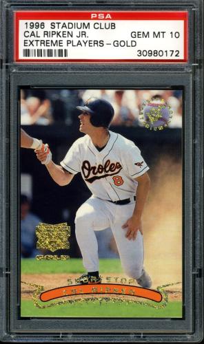 1996 Stadium Club Extreme Players Gold #424 Cal Ripken PSA 10 #30980172