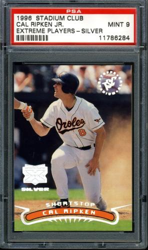 1996 Stadium Club Extreme Players Silver #424 Cal Ripken PSA 9 #11786284