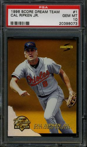 1996 Score Dream Team #1 Cal Ripken PSA 10 #20398073