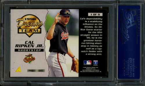1996 Score Dream Team #1 Cal Ripken PSA 10 #20398073 - Back
