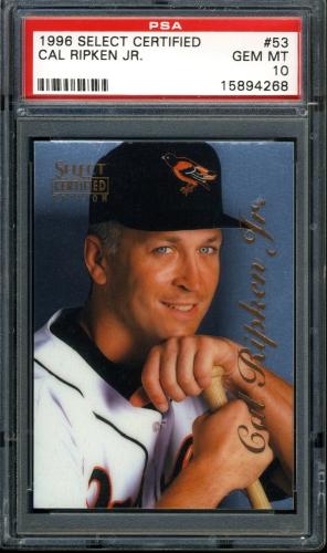 1996 Select Certified #053 Cal Ripken PSA 10 #15894268