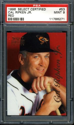 1996 Select Certified Certified Red #053 Cal Ripken PSA 9 #11786271