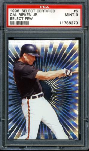 1996 Select Certified Select Few #5 Cal Ripken PSA 9 #11786273
