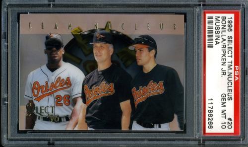 1996 Select Team Nucleus #20 Ripken/Bonilla/Mussina PSA 10 #11786266