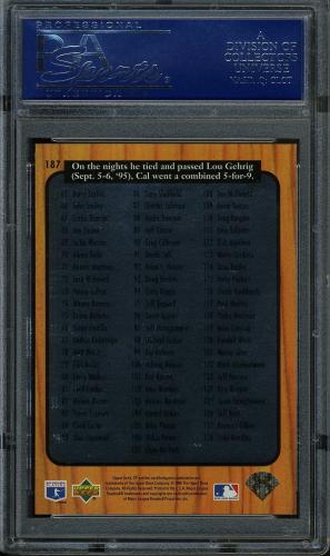 1996 SP #187 Cal Ripken CL PSA 10 #17215499 - Back