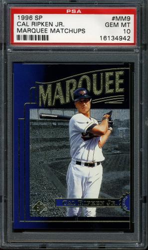 1996 SP Marquee Matchups #MM9 Cal Ripken PSA 10 #16134942