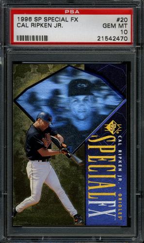 1996 SP Special FX #20 Cal Ripken PSA 10 #21542470