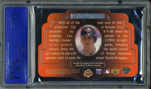 1996 SPx #5 Cal Ripken PSA 10 #31474374 - Back