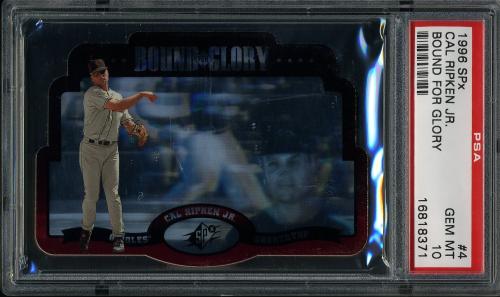 1996 SPx Bound for Glory #4 Cal Ripken PSA 10 #16818371