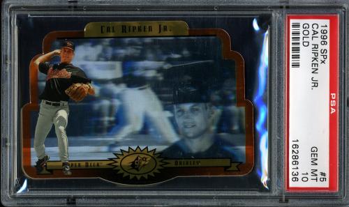 1996 SPx Gold #5 Cal Ripken PSA 10 #16286136