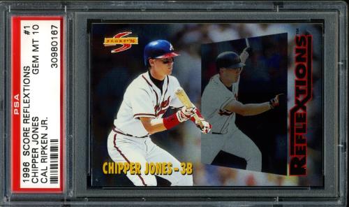 1996 Score Reflextions #1 C.Ripken/C.Jones PSA 10 #30980167