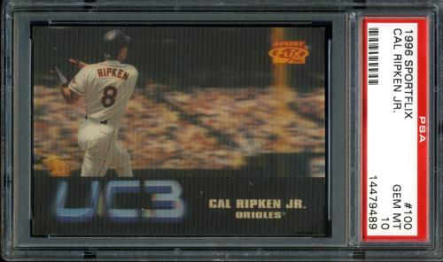 1996 Sportflix #100 Cal Ripken UC3 PSA 10 #14479489