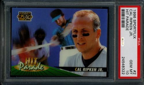 1996 Sportflix Hit Parade #2 Cal Ripken PSA 10 #24548322