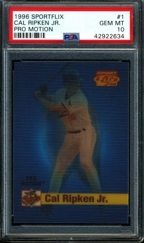 1996 Sportflix ProMotion #1 Cal Ripken PSA 10 #42922634