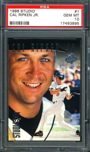 1996 Studio #1 Cal Ripken PSA 10 #17493895