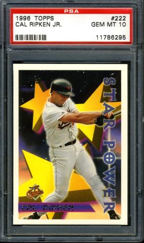 1996 Topps #222 Cal Ripken STP PSA 10 #11786295