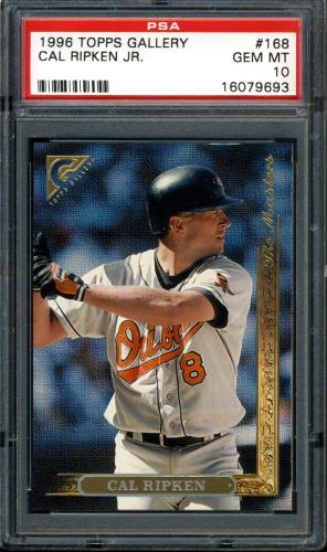 1996 Topps Gallery #168 Cal Ripken PSA 10 #16079693