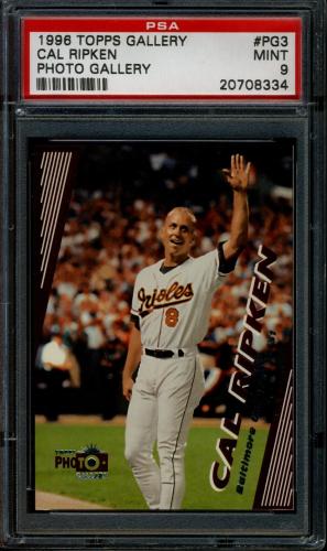 1996 Topps Gallery Photo Gallery #PG3 Cal Ripken PSA 9 #20708334