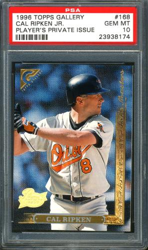 1996 Topps Gallery Player's Private Issue #168 Cal Ripken PSA 10 #23938174