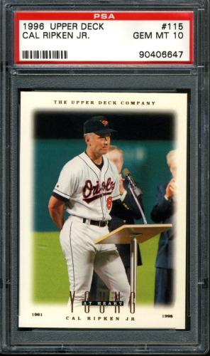 1996 Upper Deck #115 Cal Ripken YH PSA 10 #90406647