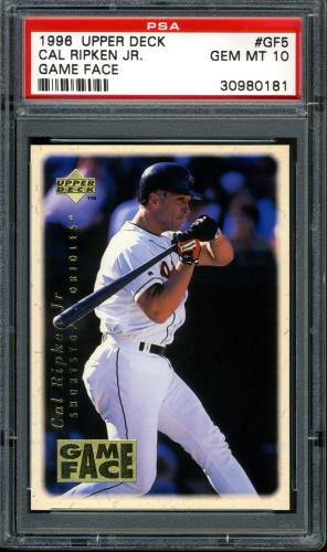 1996 Upper Deck Gameface #GF5 Cal Ripken PSA 10 #30980181