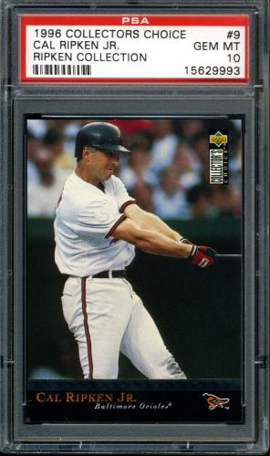1996 Upper Deck Ripken Collection #09 Cal Ripken COLC PSA 10 #15629993