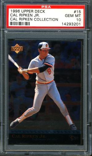 1996 Upper Deck Ripken Collection #15 Cal Ripken UD PSA 10 #14293201