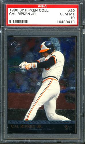 1996 Upper Deck Ripken Collection #20 Cal Ripken SP PSA 10 #16488413